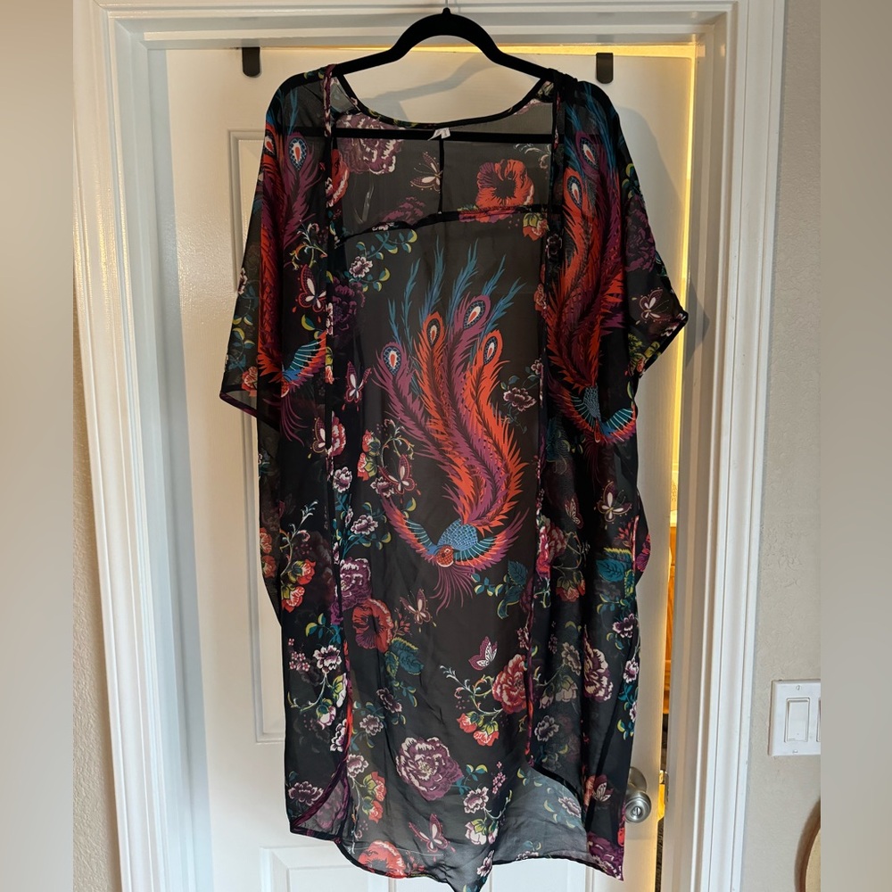 Swim coverup/ kimono size XL
